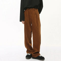 Men's Corduroy Blazer & Baggy Pants 2-Piece Set