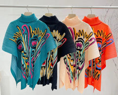 Luxury Pleated Tunic Top