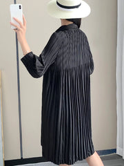 Luxury Truly Pleated Comfortable Coat