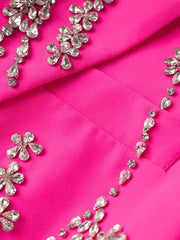 Elegant Embellished Crystal Blazer