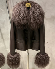 Couture Sheepskin & Fox Fur Jacket