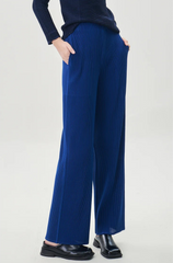 Premium Plissé Wide-Leg Trousers