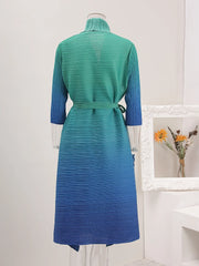 Truly Pleated Ombré Cardigan