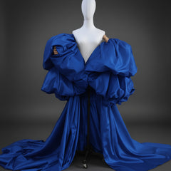 Avant-Garde Taffeta Opera Coat
