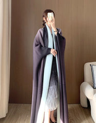 Truly Plissé Pleated Long Trench Coat