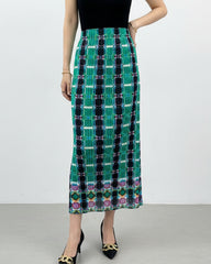 Luxe Pleated Midi Skirt