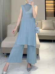Truly Pleated Casual Pant Suit