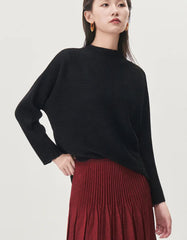 Luxury Relaxed-Fit Pleated Top