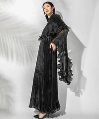 Luxury One-Shoulder Plissé Dress