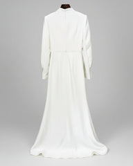 Crystal Embellished Capelet Dress