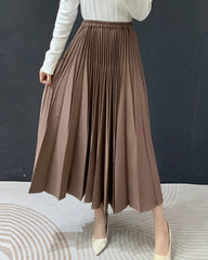 Luxury Pleated Accordion Skirt