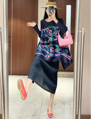 Relaxed Pleated Tunic