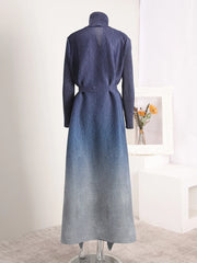 Premium Micro-Pleated Coat