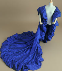 Elegant Floor-Length Train Cape