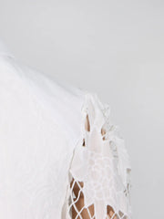Fit & Flare Floral Lace Midi Dress