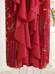 Luxury Pleats Formal Dress