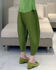 Luxury Plissé Harem Pants