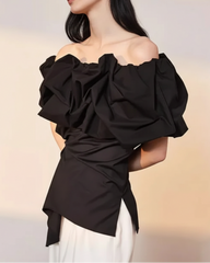 Asymmetrical Off-Shoulder Top