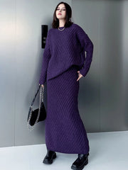 Luxury Oversized Knit 2-Piece