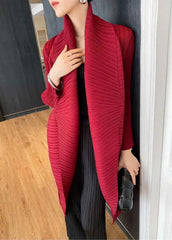 Elegant Pleats Formal Coat