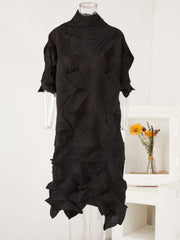 Luxury Pleated Folded Dress