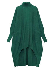 Luxury Asymmetrical Sweater Dress