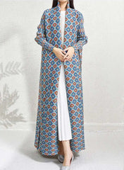 Geometric Pleats Trench Coat