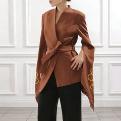 Luxury Flared Sleeve Blazer