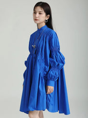 Casual Chic Asymmetrical Pleated Blouse