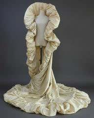 Sculptural Taffeta Opera Cape