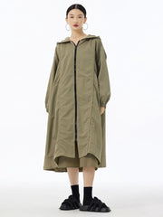 Everyday Oversized Hooded Long Coat