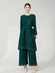 Plissé Japanese Pearl 2-Piece Set