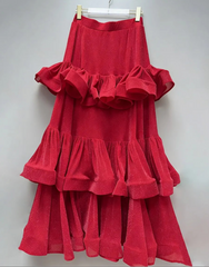 Luxury Tiered Ruffle Skirt