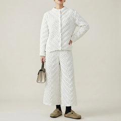 Luxury Pleats Top & Pant Set