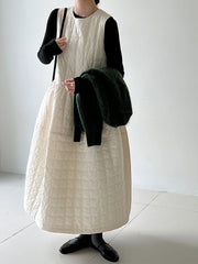 Luxury Quilted Layering Dress