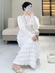 Bubble Plissé Skirt 2-Piece Set