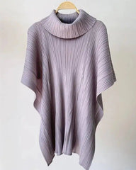 Luxury Pleated Short Sleeve Top
