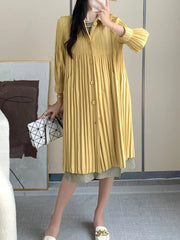 Luxury Truly Pleated Comfortable Coat