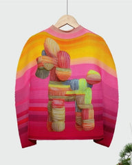 Pleated High-Stretch Ribbed Top