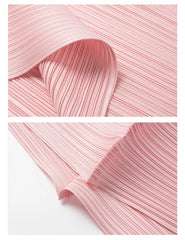 Asymmetric Draped Plissé Top