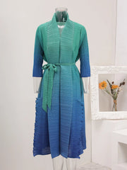 Truly Pleated Ombré Cardigan