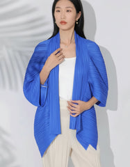 Signature Fluid Pleats Cardigan