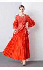 Truly Pleated Top with Luxury Skirt