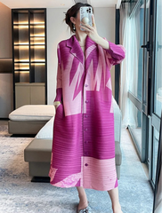 Plissé Conservative Dress Duster