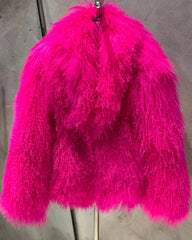 Curly Shearling Lamb Coat