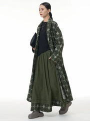 Avant-Garde Geometric Trench Coat