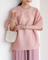 Luxury Dressy Pleated Top