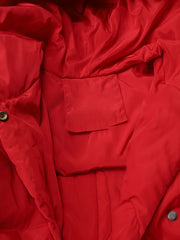 Luxury Avant-Garde Quilted Hooded Coat