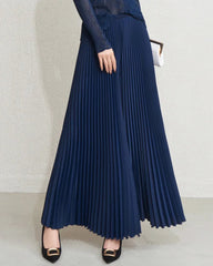 Luxury Plissé Palazzo Pants