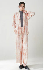 Luxury Pleated Blazer & Pant Set